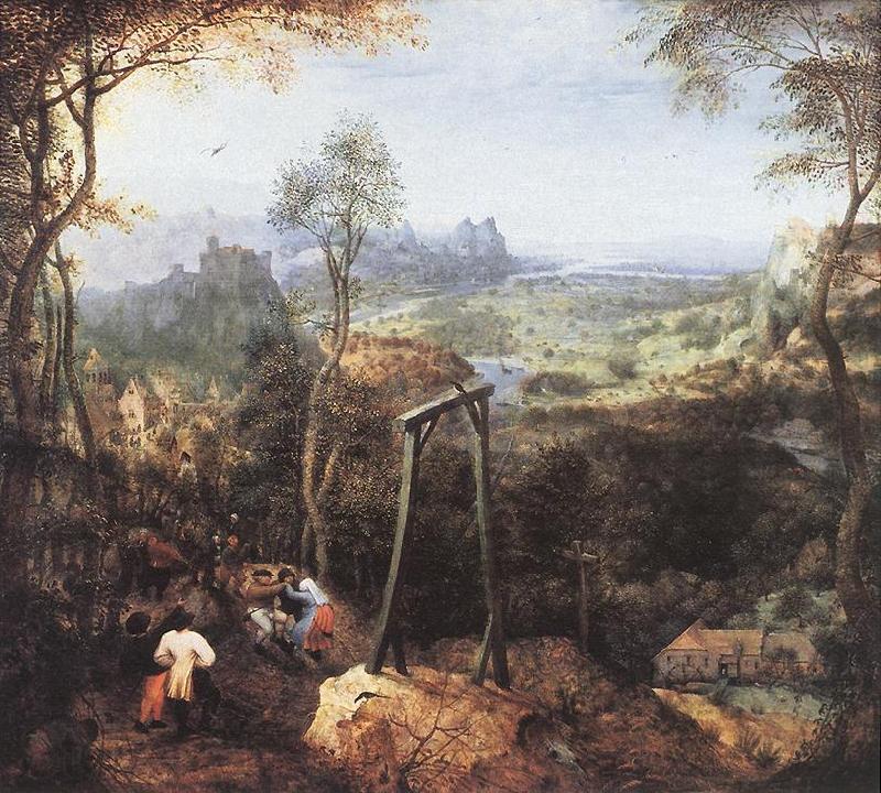 BRUEGHEL, Jan the Elder Magpie on the Gallow fd